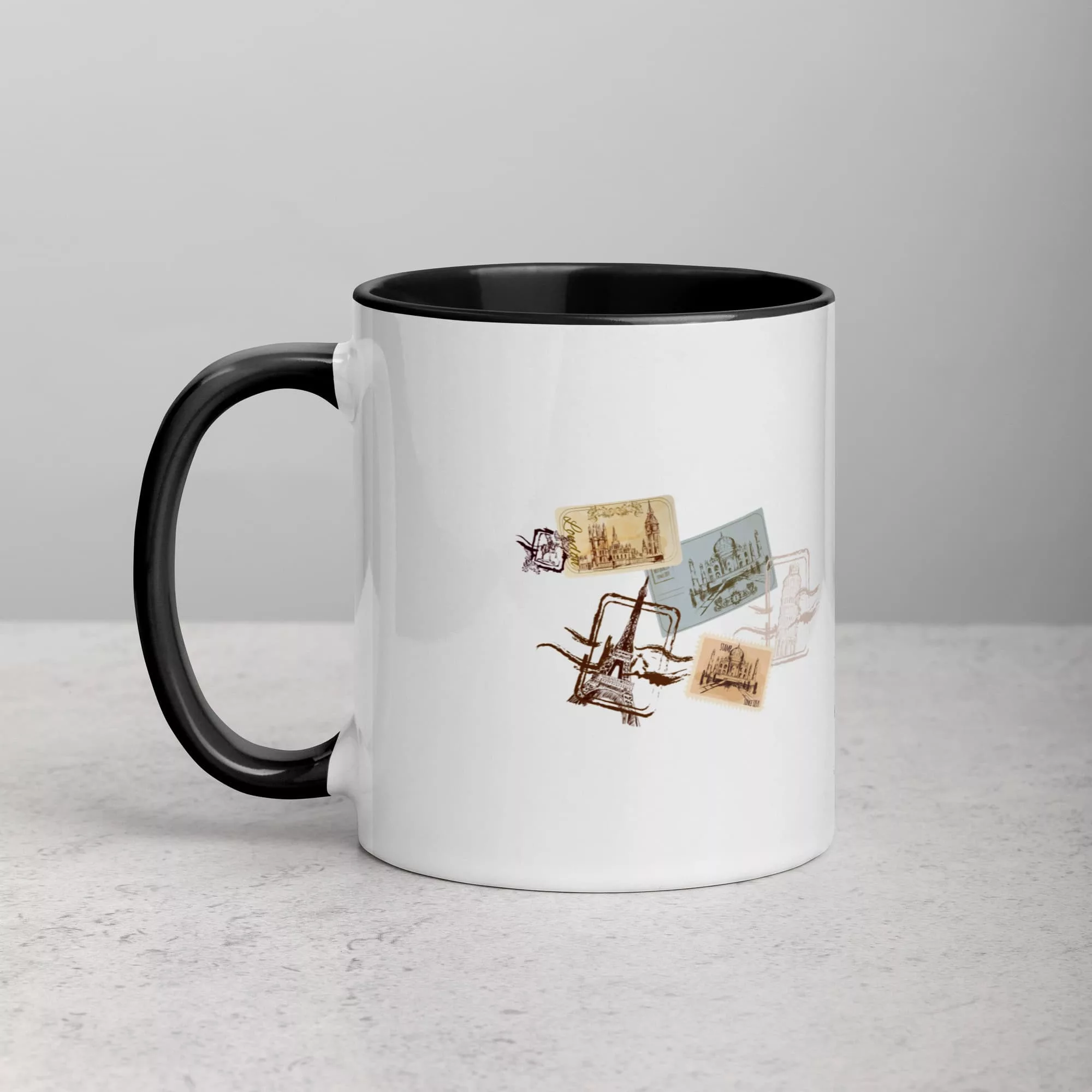 Taza El Mejor Padre Del Mundo Color Interior Negro 11Oz Left - Supertazas taza el mejor padre del mundo color interior negro 11oz left | Supertazas