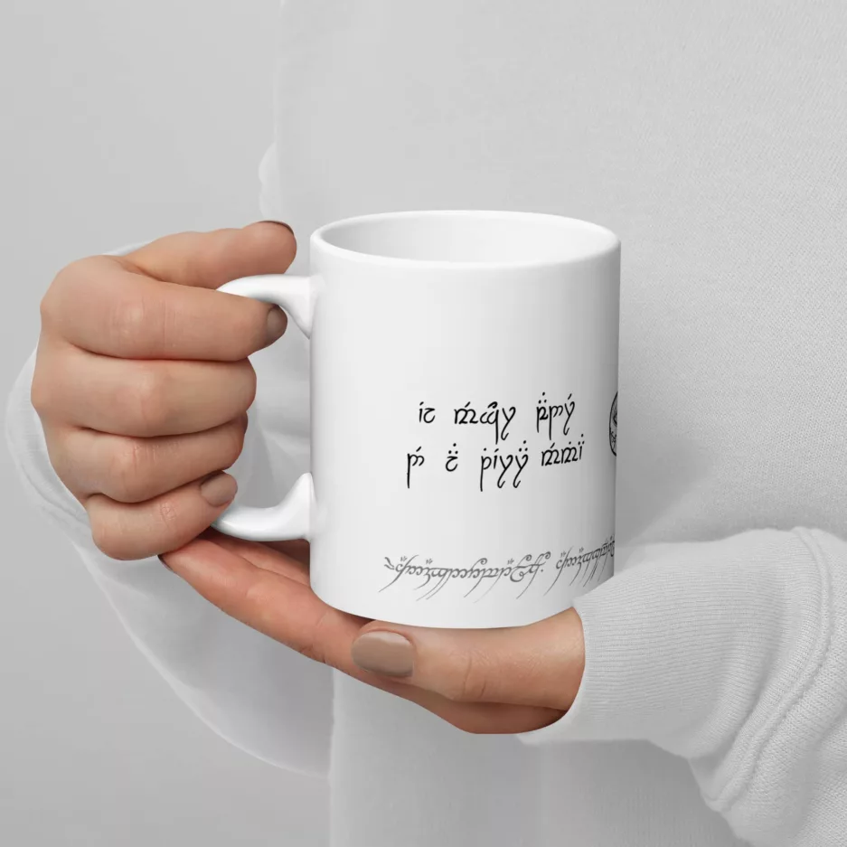 Taza El Senor De Los Anillos El Mejor Padre De La Tierra Media Blanca Brillante Blanco 11Oz Left - Supertazas taza el senor de los anillos el mejor padre de la tierra media blanca brillante blanco 11oz left | Supertazas