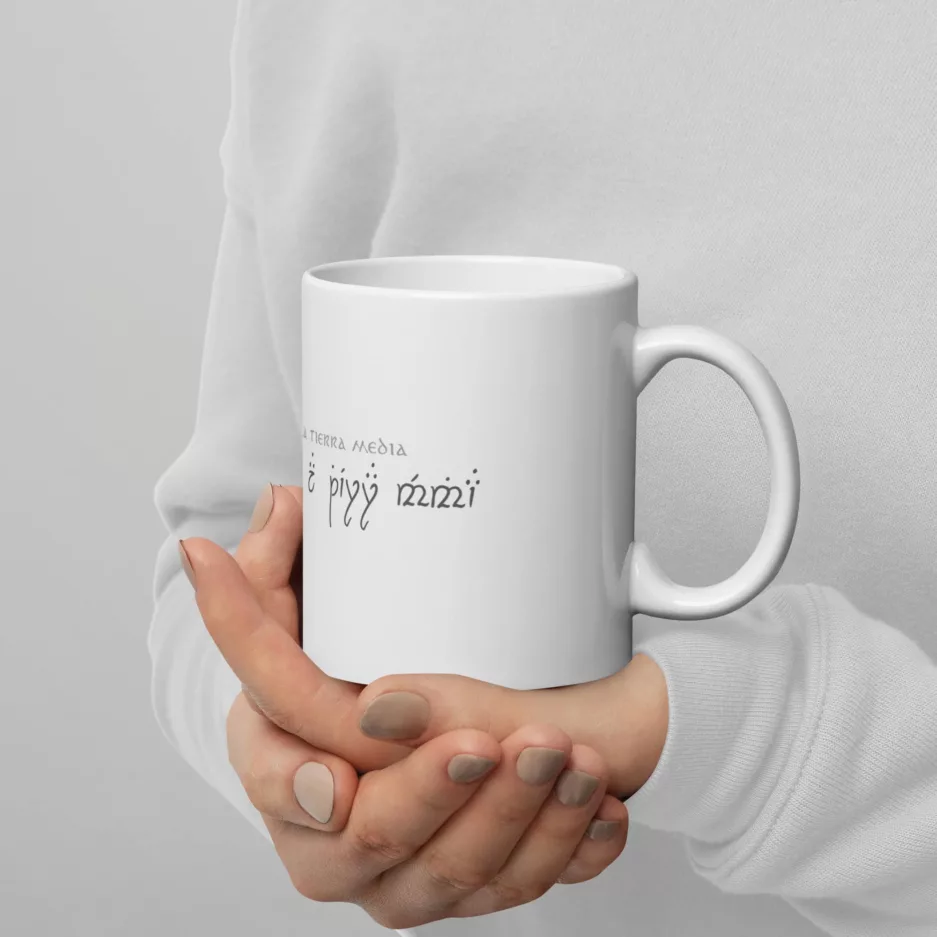 Taza El Senor De Los Anillos El Mejor Padre De La Tierra Media Blanca Brillante Blanco 11Oz Right - Supertazas taza el senor de los anillos el mejor padre de la tierra media blanca brillante blanco 11oz right 1 | Supertazas