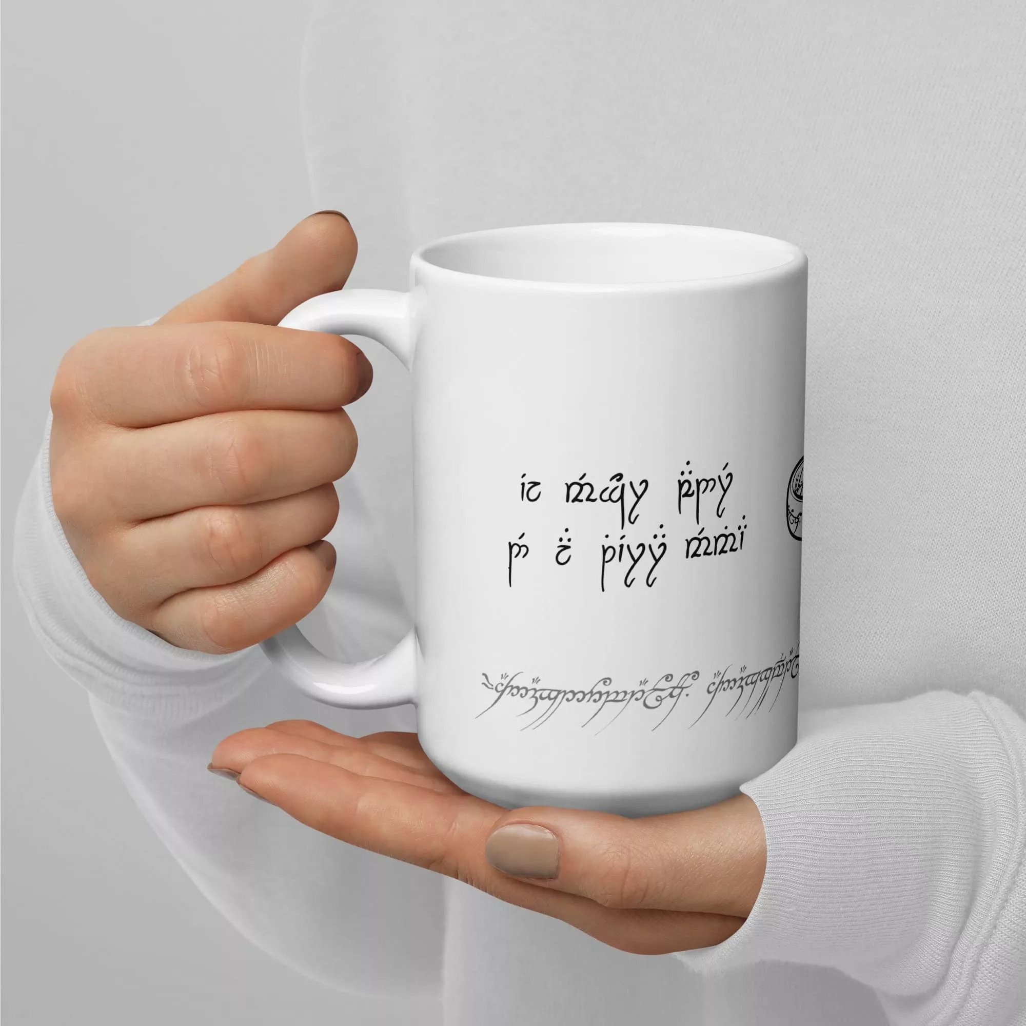 Taza El Senor De Los Anillos El Mejor Padre De La Tierra Media Blanca Brillante Blanco 15Oz Left - Supertazas taza el senor de los anillos el mejor padre de la tierra media blanca brillante blanco 15oz left | Supertazas