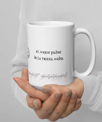 Taza de el Señor de los Anillos - El Mejor Padre de La Tierra Media