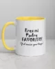 taza eres mi padre favorito y el unico color interior amarillo 11oz left taza eres mi padre favorito y el unico color interior amarillo 11oz left | Supertazas