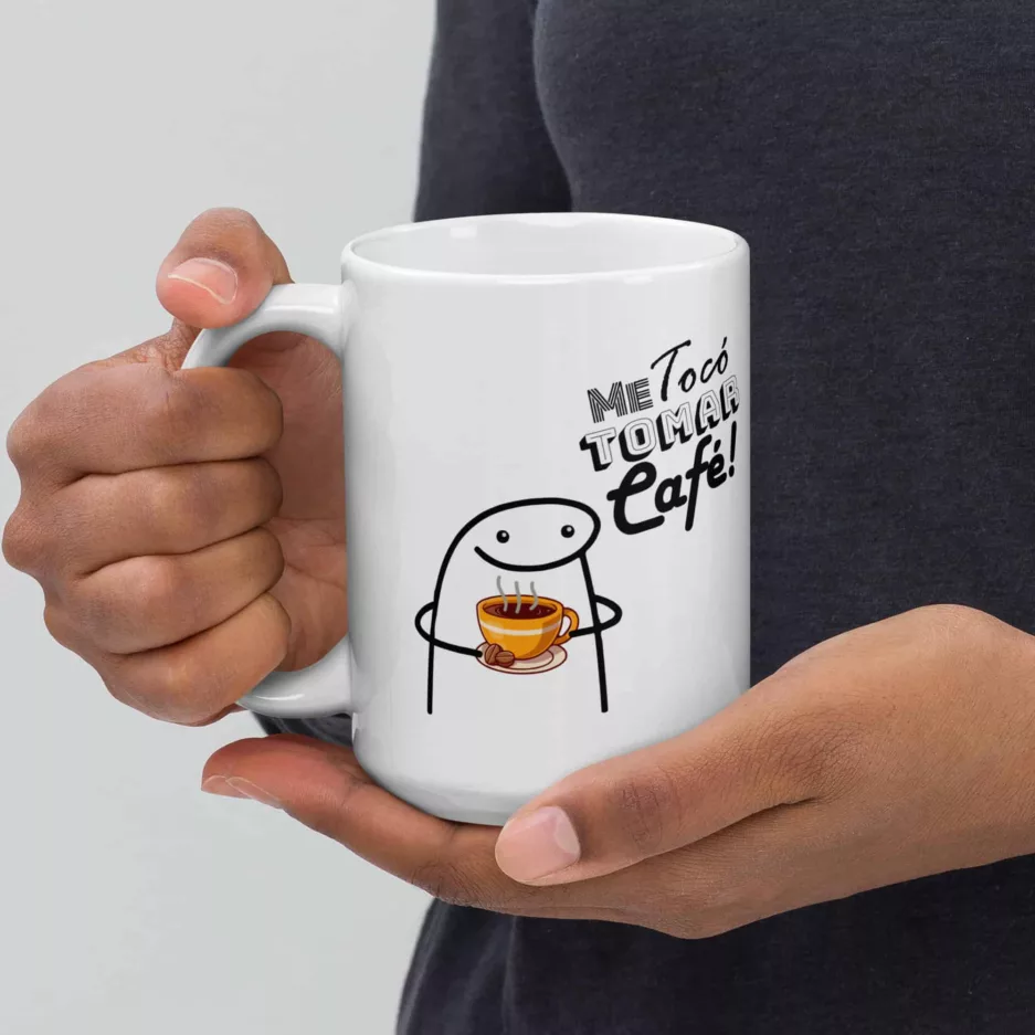 Taza Es Muy Temprano Para Cerveza Blanca Brillante Blanco 15Oz Left - Supertazas taza es muy temprano para cerveza blanca brillante blanco 15oz left | Supertazas
