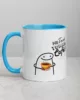 taza es muy temprano para cerveza color interior azul 11oz left taza es muy temprano para cerveza color interior azul 11oz left | Supertazas