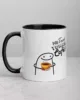 taza es muy temprano para cerveza color interior negro 11oz left taza es muy temprano para cerveza color interior negro 11oz left | Supertazas