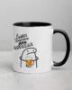 taza es muy temprano para cerveza color interior negro 11oz right taza es muy temprano para cerveza color interior negro 11oz right | Supertazas