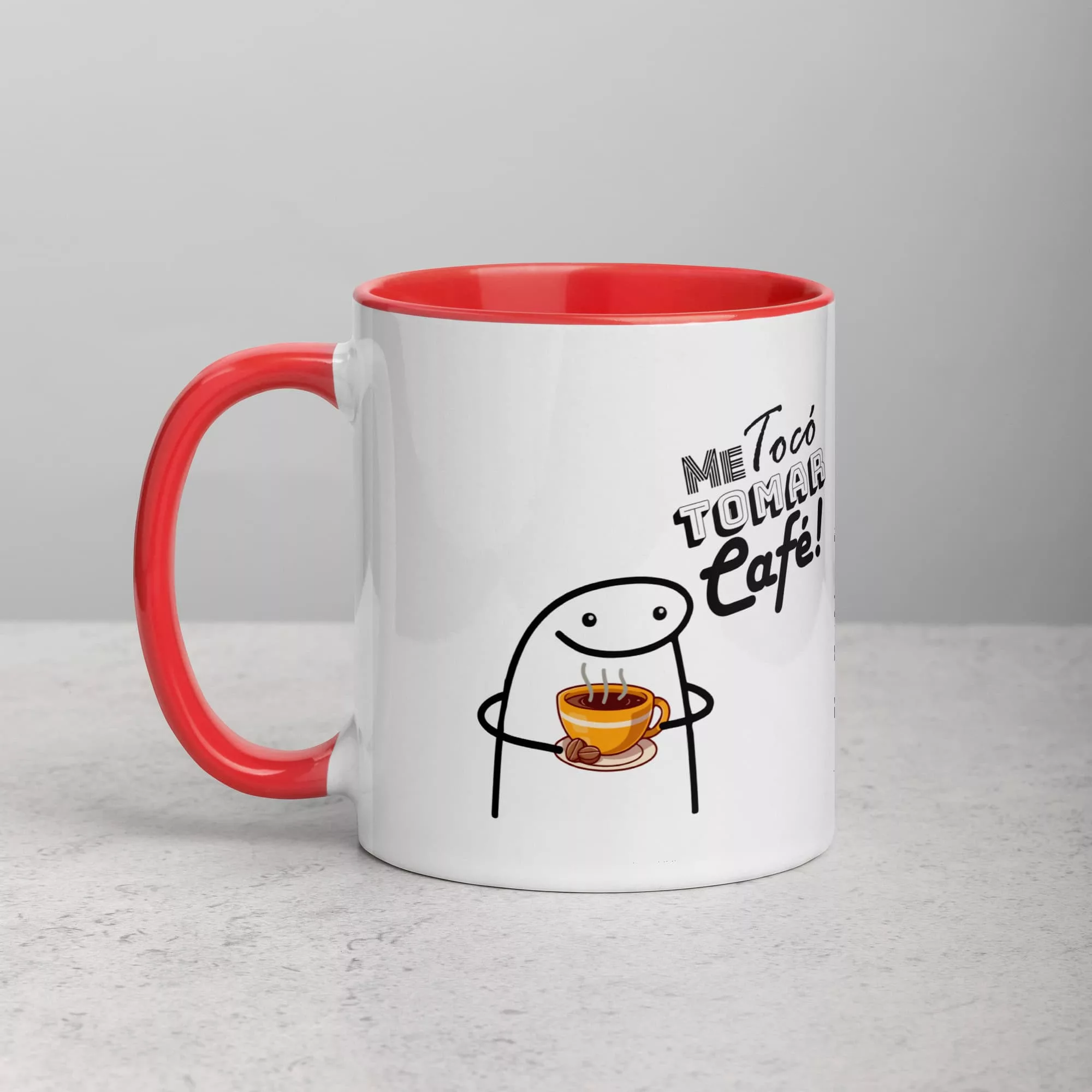 Taza Es Muy Temprano Para Cerveza Color Interior Rojo 11Oz Left - Supertazas taza es muy temprano para cerveza color interior rojo 11oz left | Supertazas