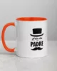 taza feliz dia del padre color interior naranja 11oz left taza feliz dia del padre color interior naranja 11oz left | Supertazas