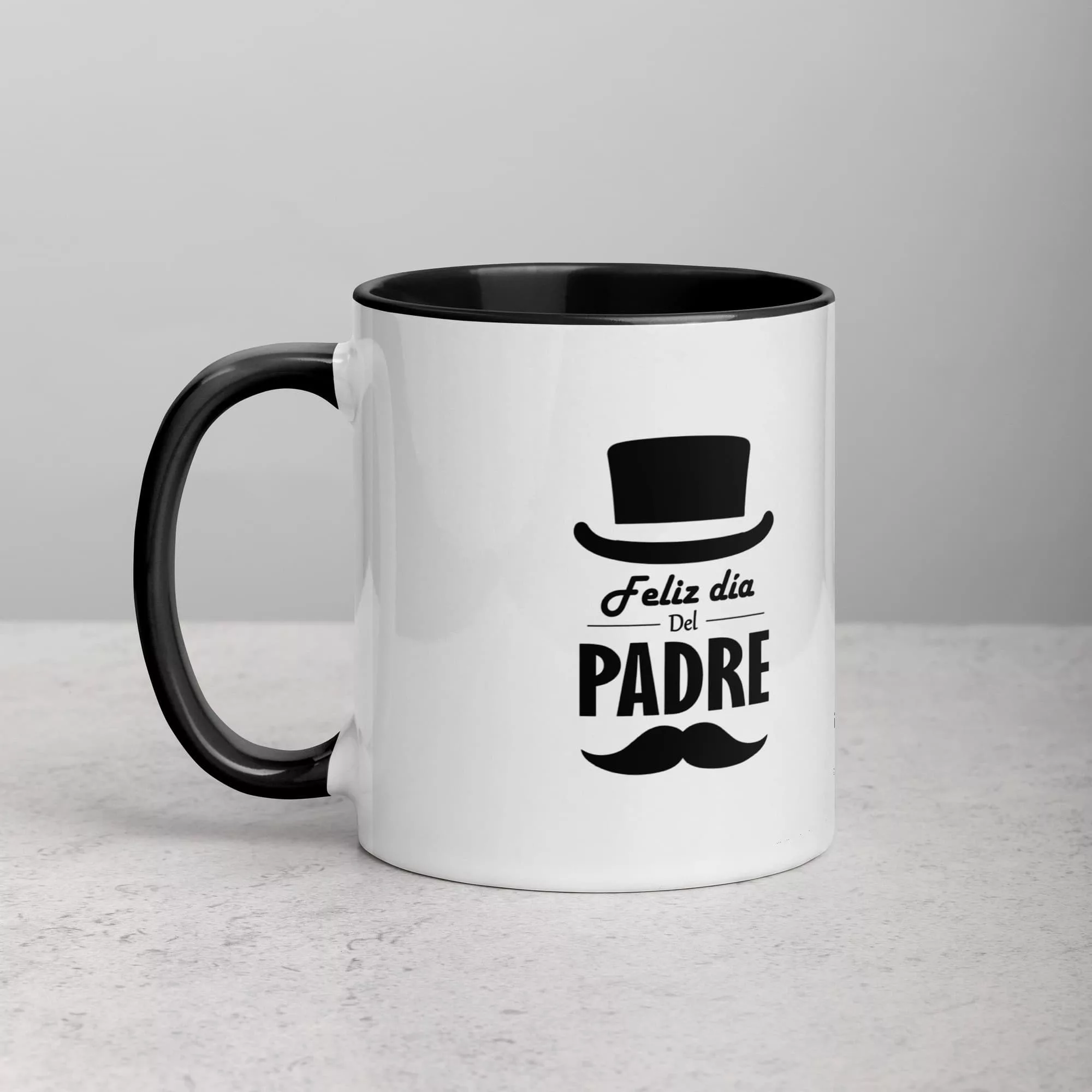 Taza Feliz Dia Del Padre Taza Ceramica Negro 11Oz Left - Supertazas taza feliz dia del padre taza ceramica negro 11oz left | Supertazas