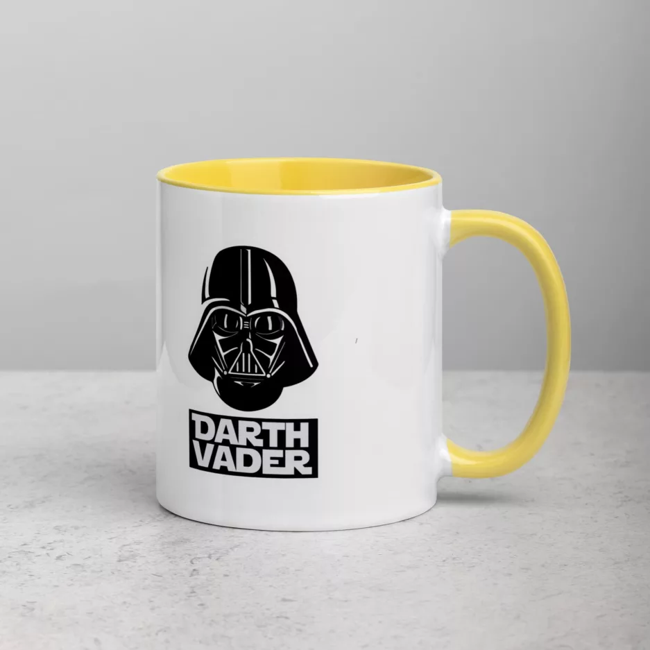 Taza Gracias Por Ser Mejor Padre Que Darth Vader Color Interior Amarillo 11Oz Right - Supertazas taza gracias por ser mejor padre que darth vader color interior amarillo 11oz right | Supertazas