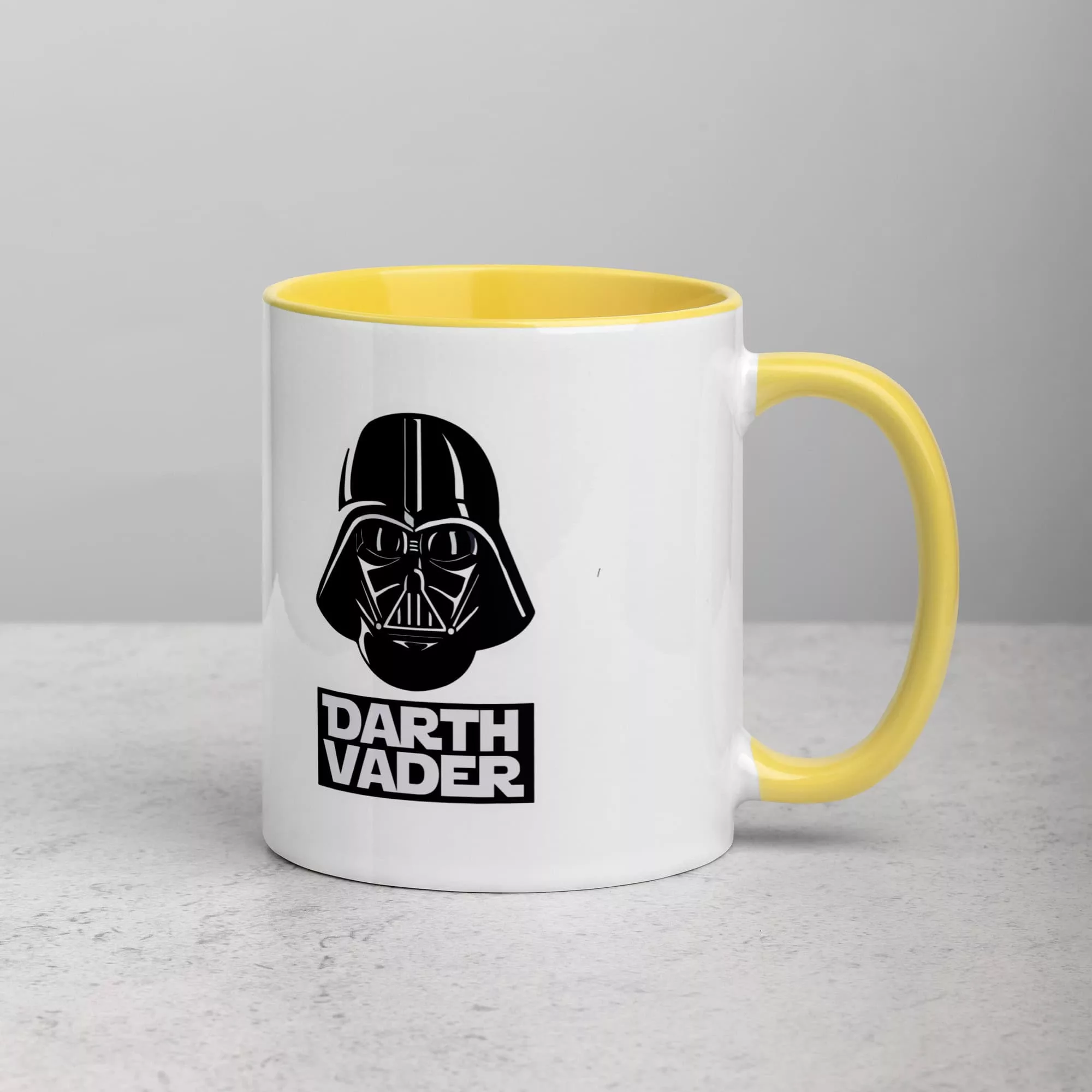 Taza Gracias Por Ser Mejor Padre Que Darth Vader Color Interior Amarillo 11Oz Right - Supertazas taza gracias por ser mejor padre que darth vader color interior amarillo 11oz right | Supertazas