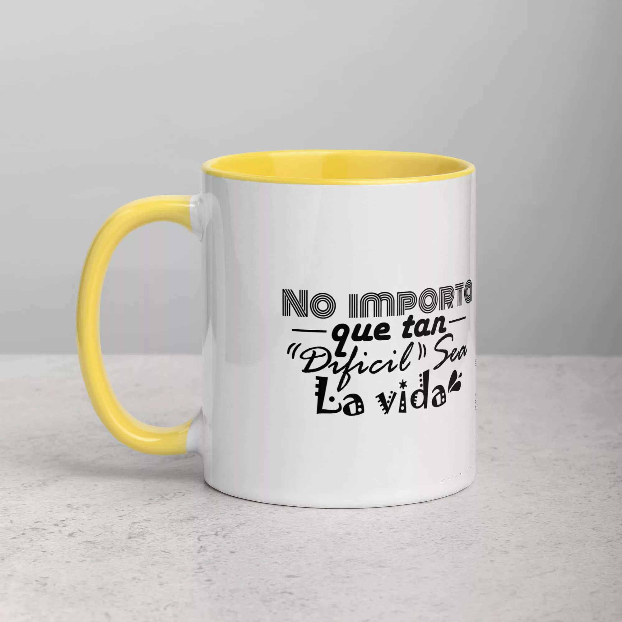 Taza No Importa Que Tan Dificil Sea La Vida Almenos No Tienes Hijos Feos Color Interior Amarillo 11Oz Left - Supertazas taza no importa que tan dificil sea la vida almenos no tienes hijos feos color interior amarillo 11oz left | Supertazas