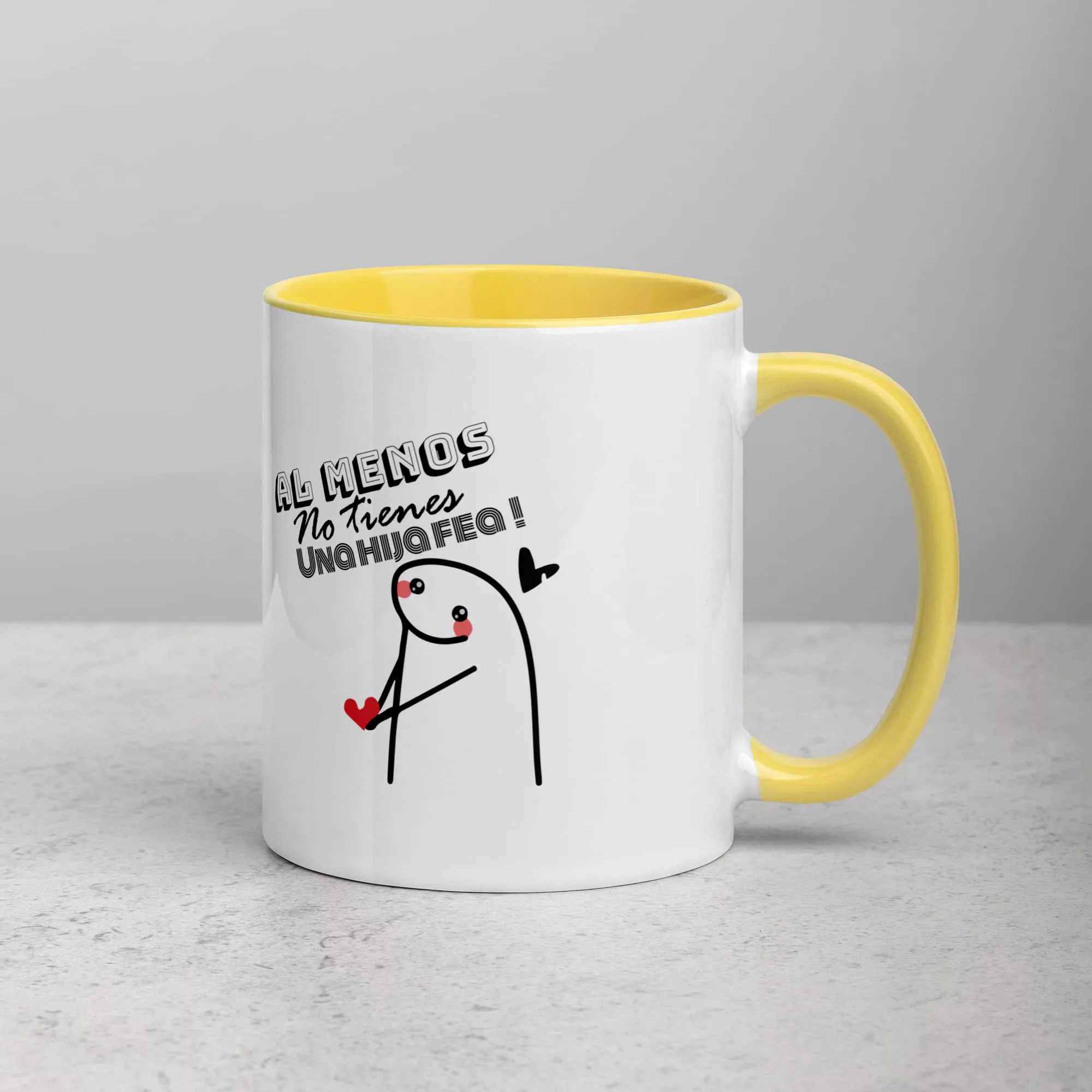 Taza No Importa Que Tan Dificil Sea La Vida Almenos No Tienes Hijos Feos Color Interior Amarillo 11Oz Right - Supertazas taza no importa que tan dificil sea la vida almenos no tienes hijos feos color interior amarillo 11oz right 1 | Supertazas