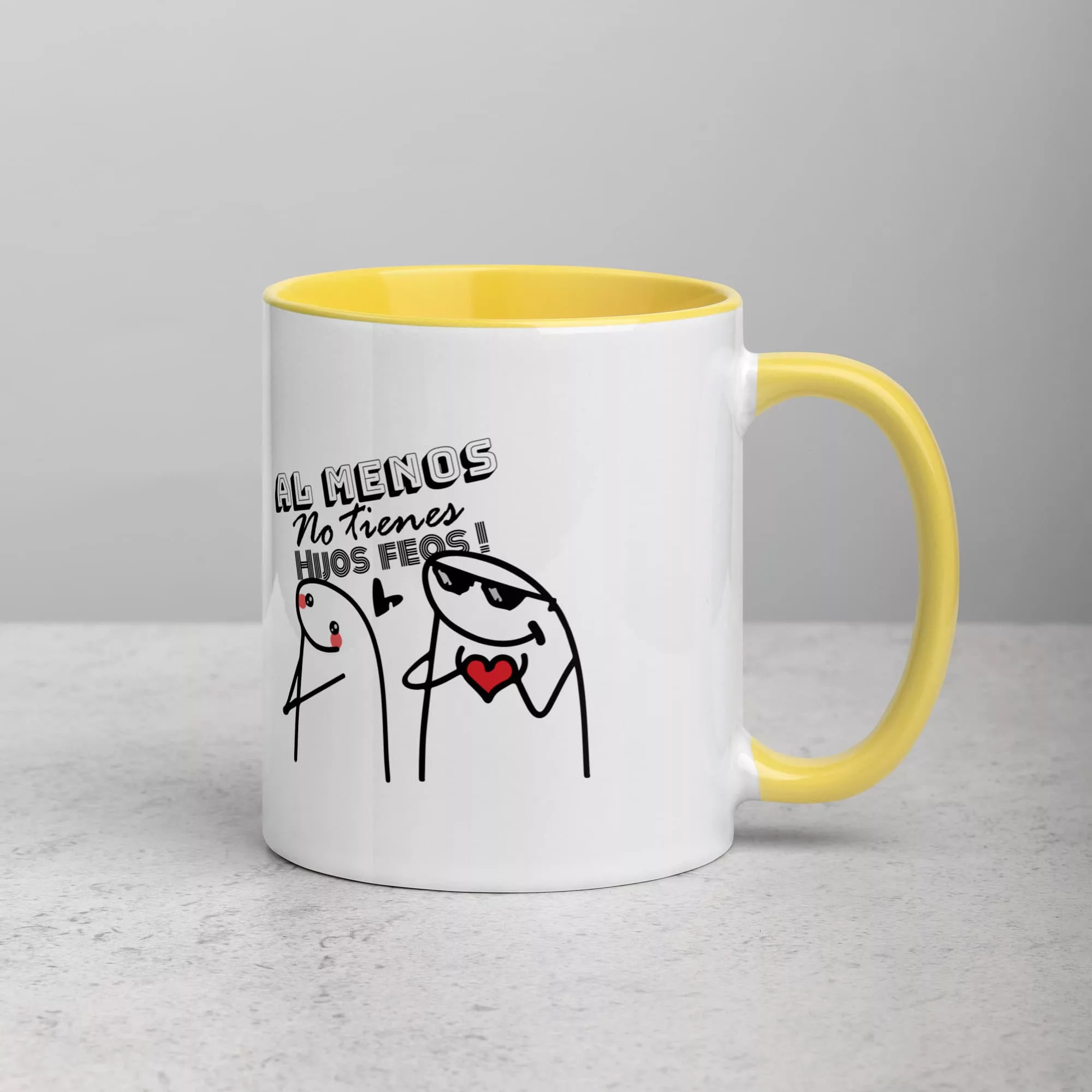 Taza No Importa Que Tan Dificil Sea La Vida Almenos No Tienes Hijos Feos Color Interior Amarillo 11Oz Right - Supertazas taza no importa que tan dificil sea la vida almenos no tienes hijos feos color interior amarillo 11oz right 2 | Supertazas