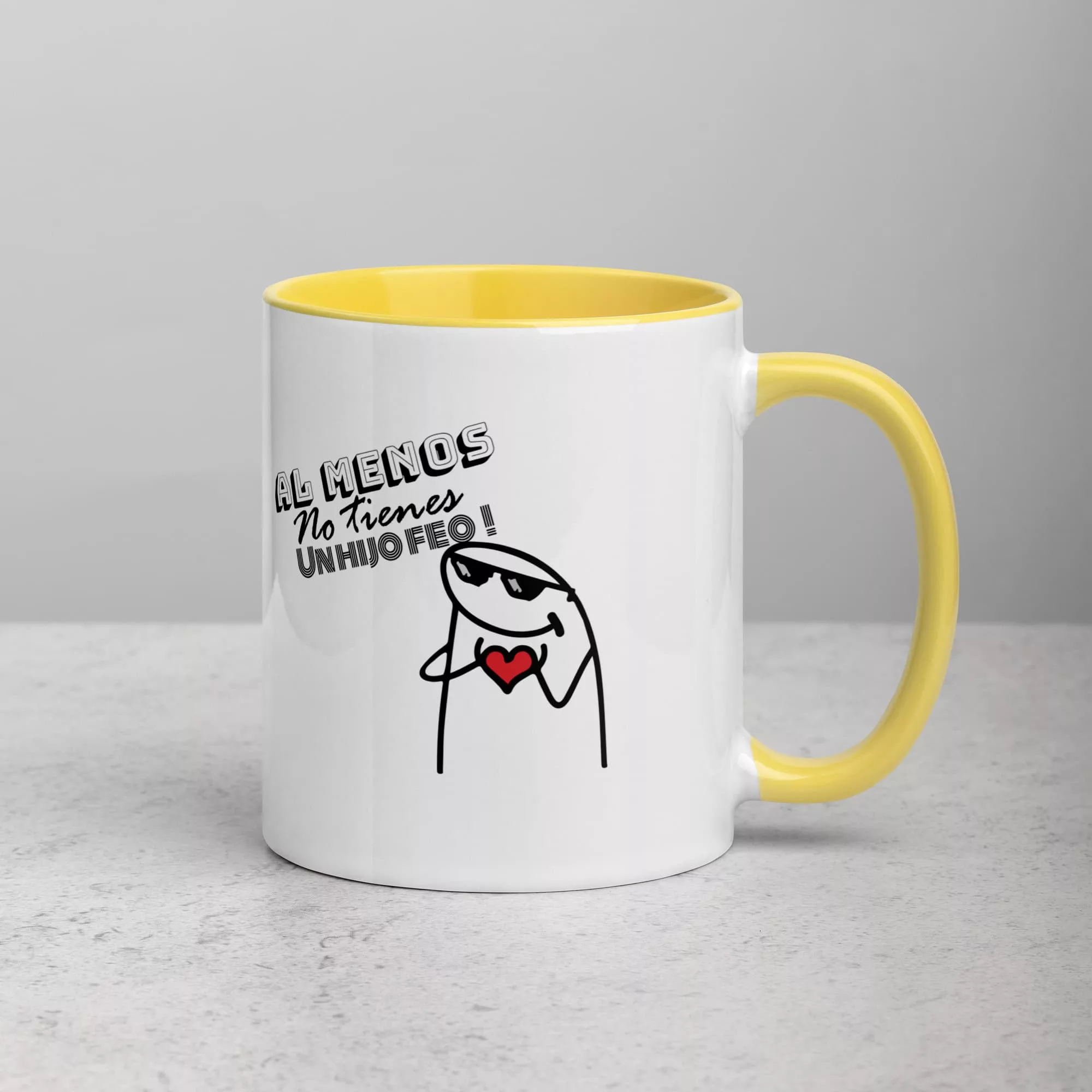 Taza No Importa Que Tan Dificil Sea La Vida Almenos No Tienes Hijos Feos Color Interior Amarillo 11Oz Right - Supertazas taza no importa que tan dificil sea la vida almenos no tienes hijos feos color interior amarillo 11oz right | Supertazas