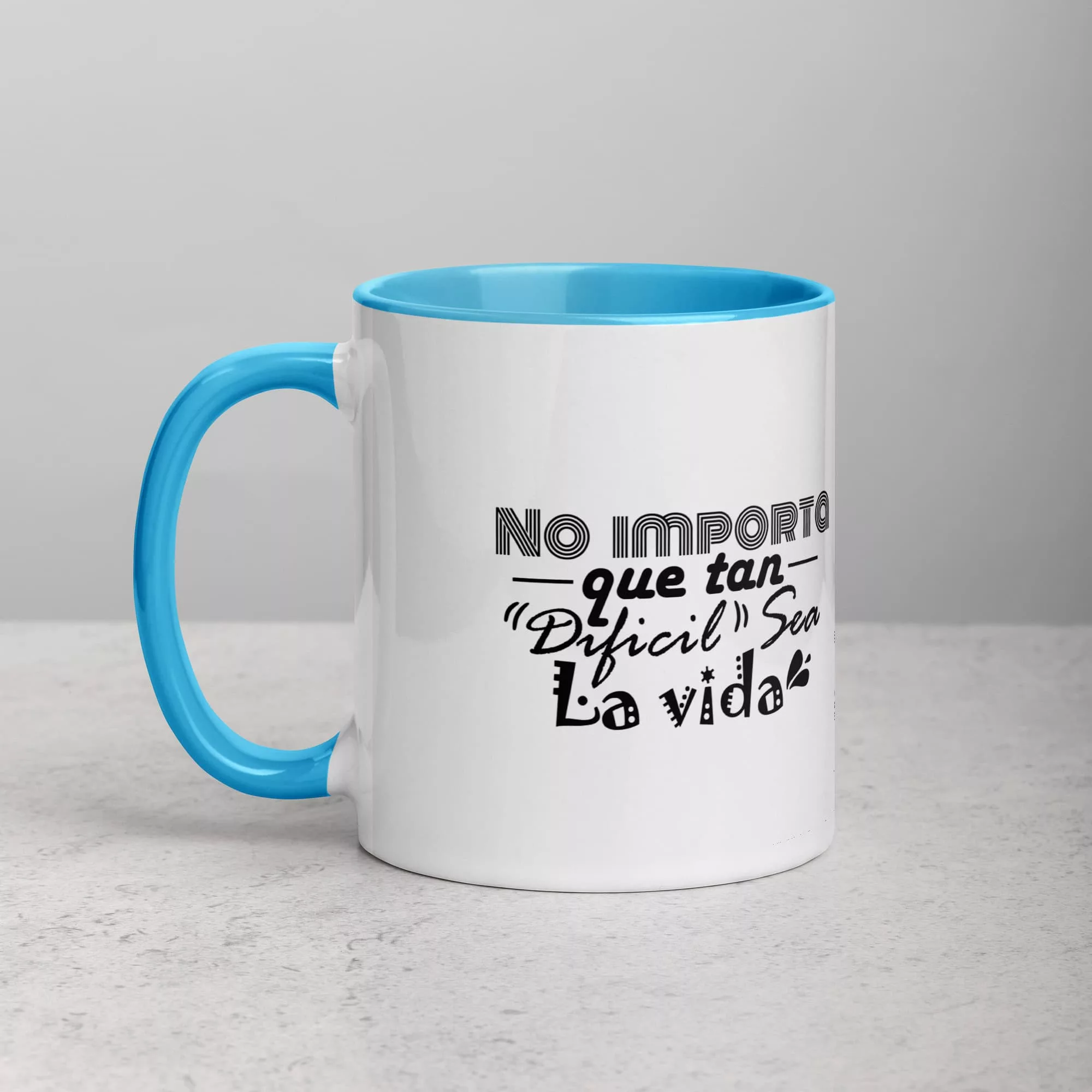 Taza No Importa Que Tan Dificil Sea La Vida Almenos No Tienes Hijos Feos Color Interior Azul 11Oz Left - Supertazas taza no importa que tan dificil sea la vida almenos no tienes hijos feos color interior azul 11oz left | Supertazas