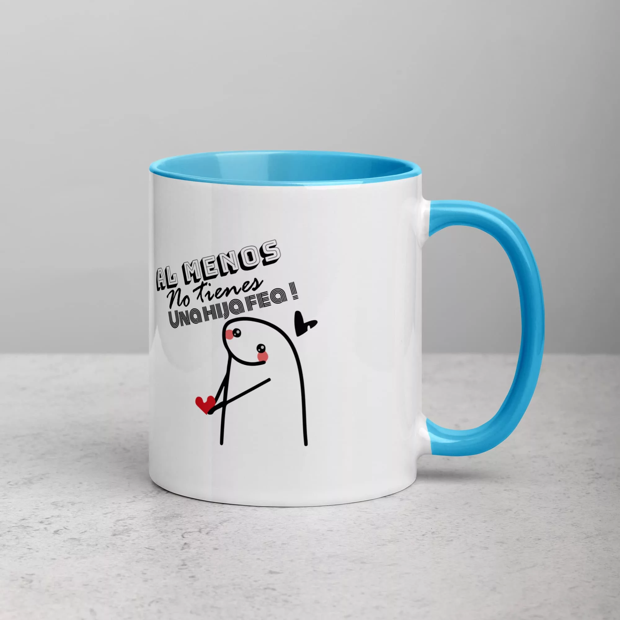 Taza No Importa Que Tan Dificil Sea La Vida Almenos No Tienes Hijos Feos Color Interior Azul 11Oz Right - Supertazas taza no importa que tan dificil sea la vida almenos no tienes hijos feos color interior azul 11oz right 1 | Supertazas