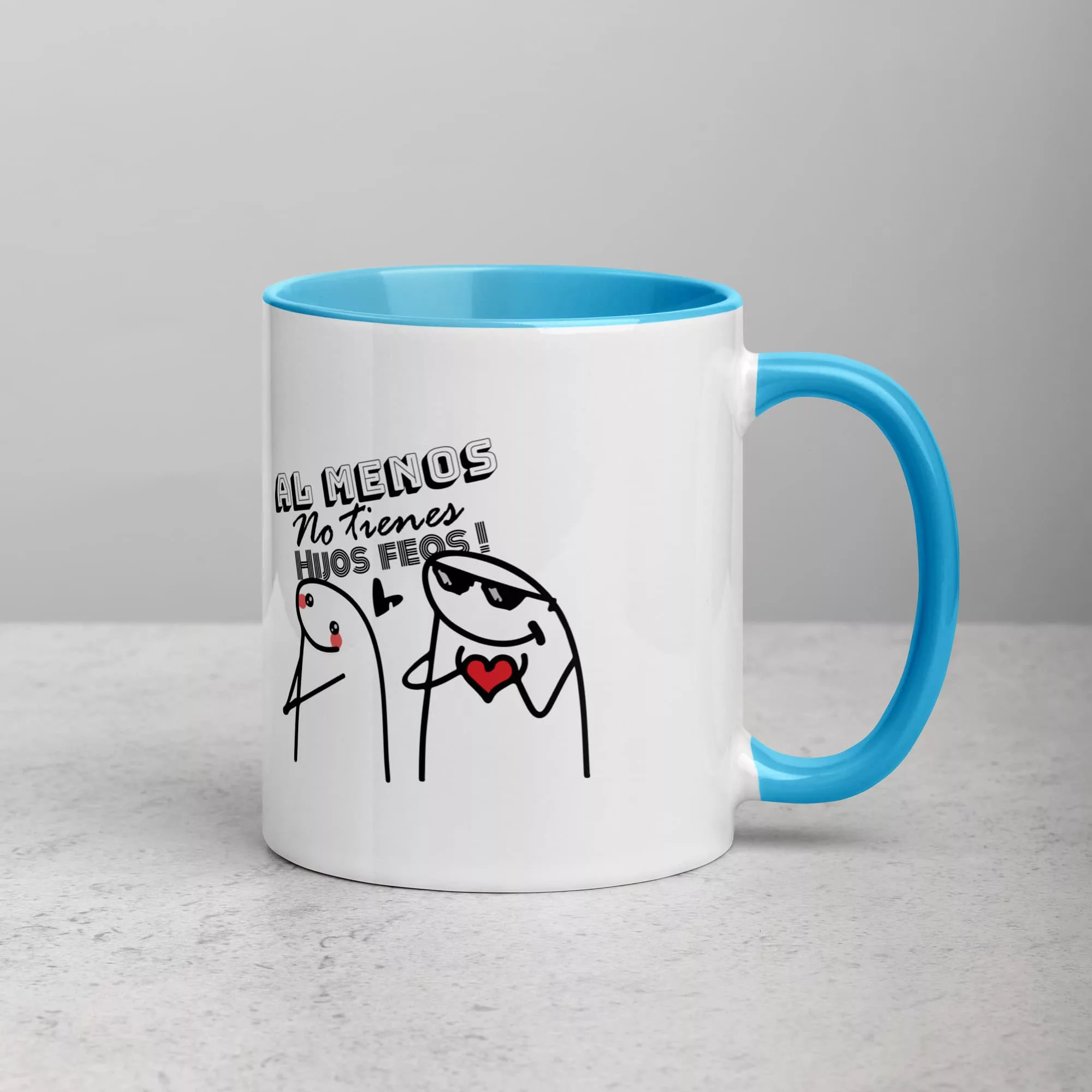 Taza No Importa Que Tan Dificil Sea La Vida Almenos No Tienes Hijos Feos Color Interior Azul 11Oz Right - Supertazas taza no importa que tan dificil sea la vida almenos no tienes hijos feos color interior azul 11oz right 2 | Supertazas