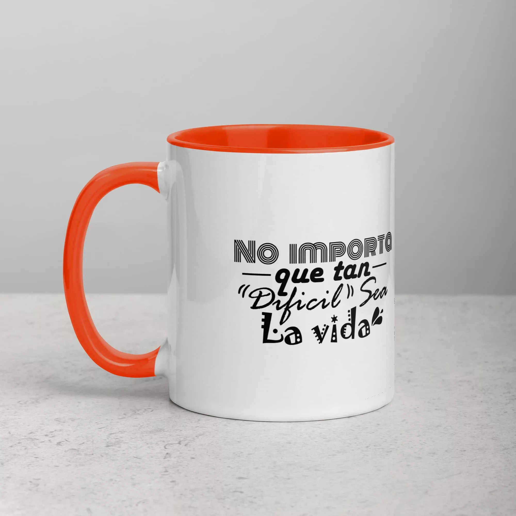 Taza No Importa Que Tan Dificil Sea La Vida Almenos No Tienes Hijos Feos Color Interior Naranja 11Oz Left - Supertazas taza no importa que tan dificil sea la vida almenos no tienes hijos feos color interior naranja 11oz left | Supertazas