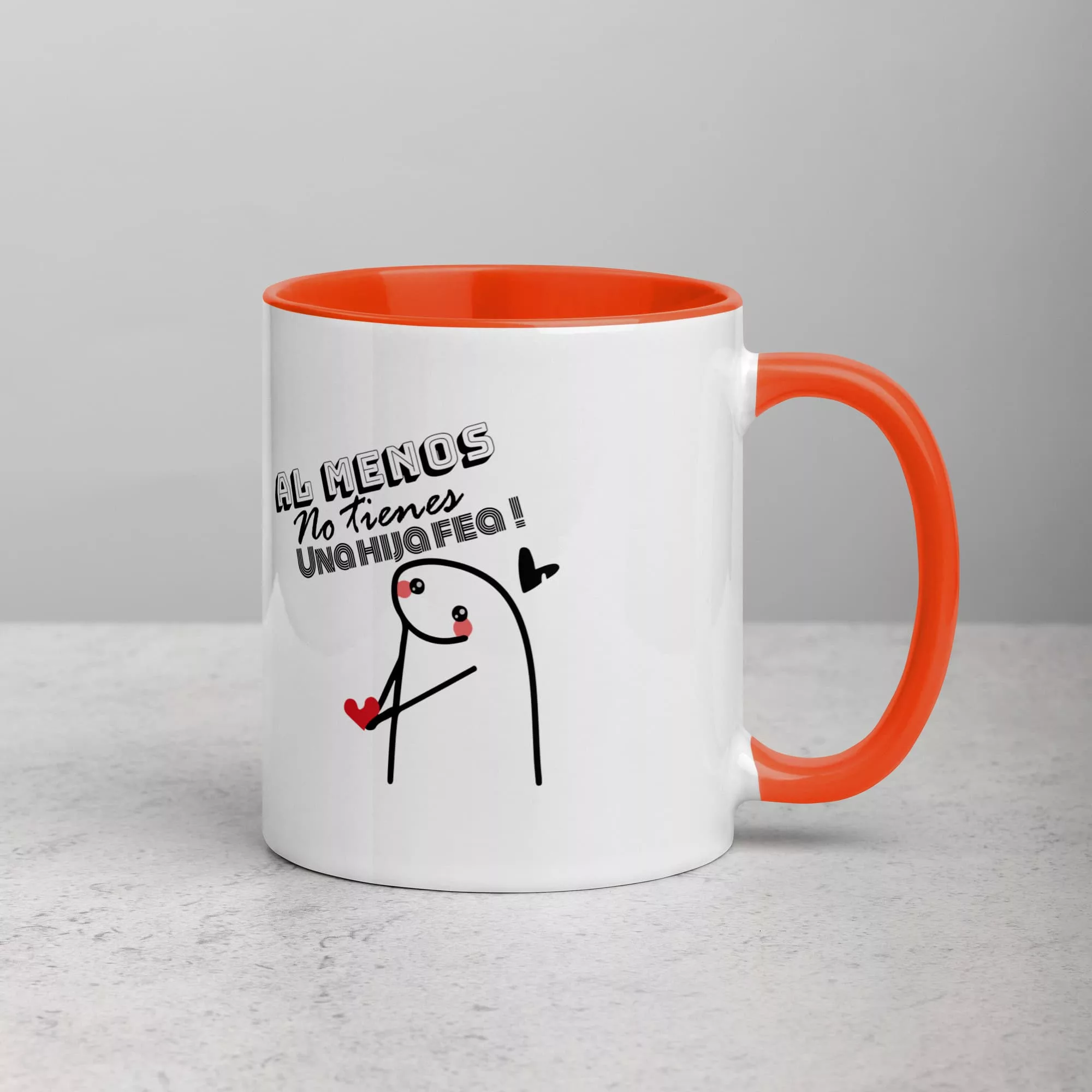 Taza No Importa Que Tan Dificil Sea La Vida Almenos No Tienes Hijos Feos Color Interior Naranja 11Oz Right - Supertazas taza no importa que tan dificil sea la vida almenos no tienes hijos feos color interior naranja 11oz right 1 | Supertazas