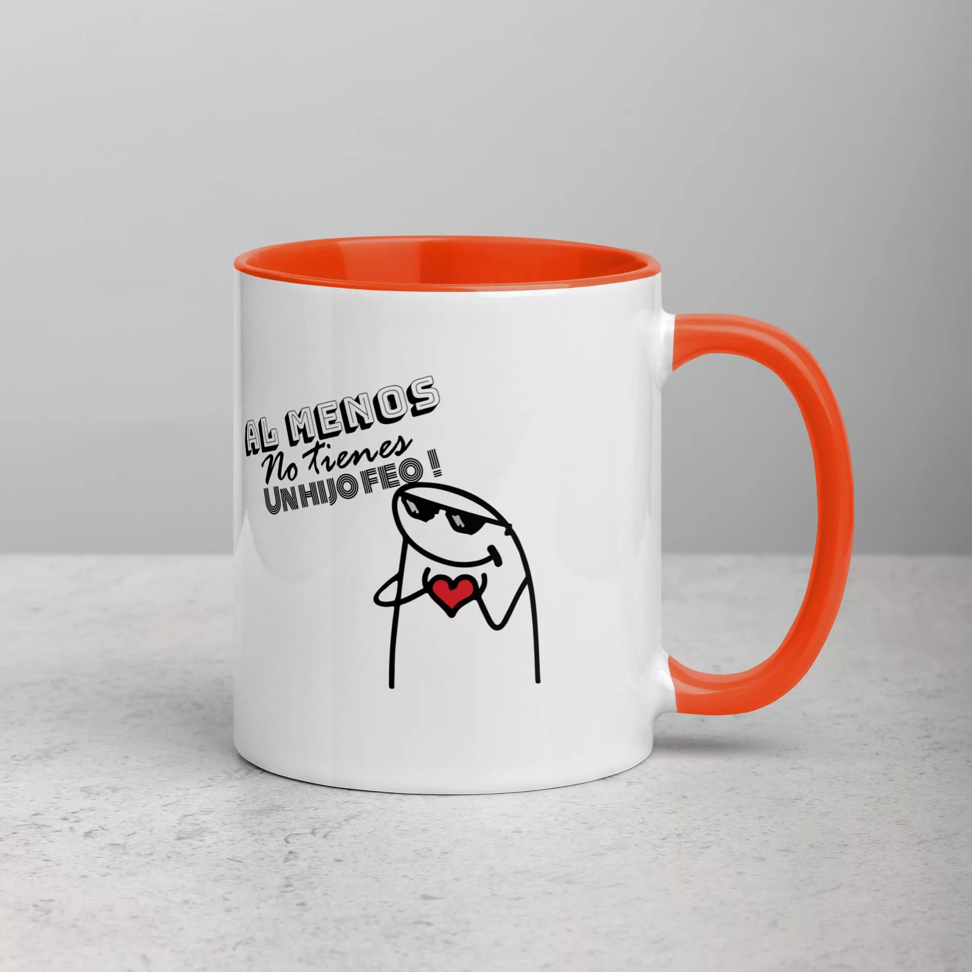 Taza No Importa Que Tan Dificil Sea La Vida Almenos No Tienes Hijos Feos Color Interior Naranja 11Oz Right - Supertazas taza no importa que tan dificil sea la vida almenos no tienes hijos feos color interior naranja 11oz right | Supertazas