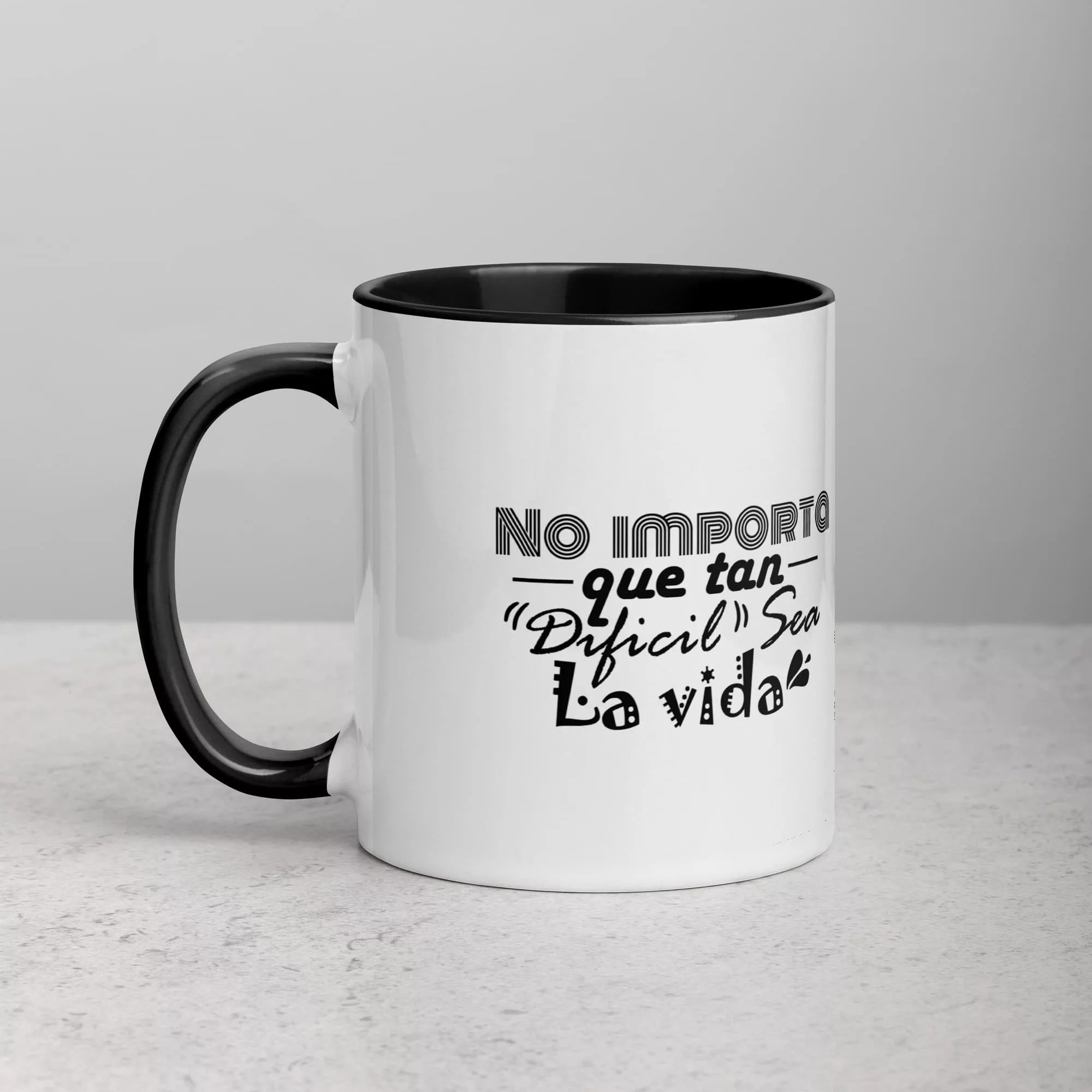Taza No Importa Que Tan Dificil Sea La Vida Almenos No Tienes Hijos Feos Color Interior Negro 11Oz Left - Supertazas taza no importa que tan dificil sea la vida almenos no tienes hijos feos color interior negro 11oz left | Supertazas