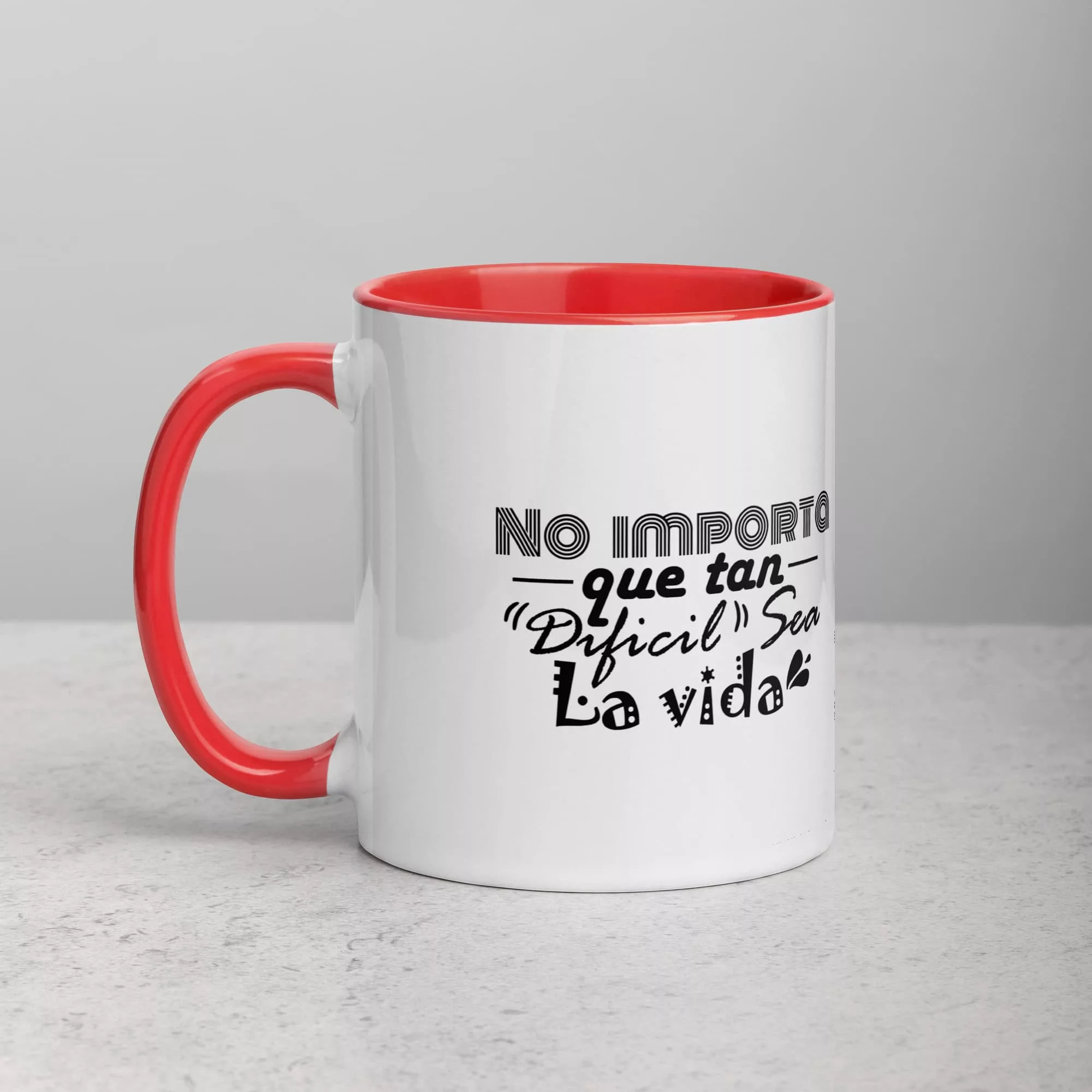 Taza No Importa Que Tan Dificil Sea La Vida Almenos No Tienes Hijos Feos Color Interior Rojo 11Oz Left - Supertazas taza no importa que tan dificil sea la vida almenos no tienes hijos feos color interior rojo 11oz left | Supertazas