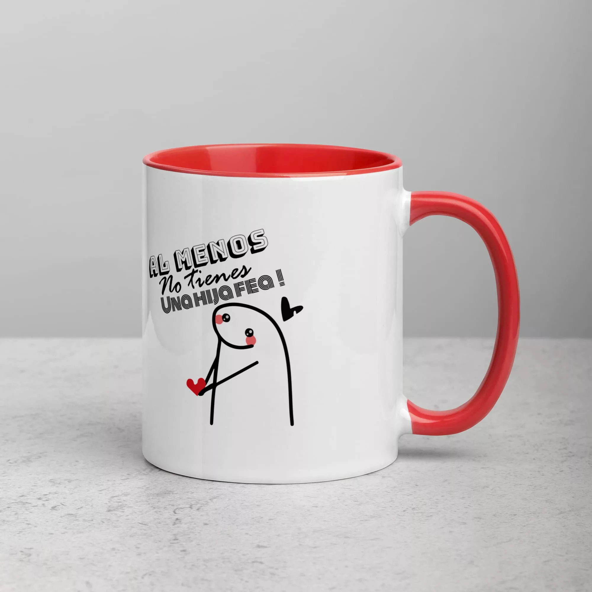 Taza No Importa Que Tan Dificil Sea La Vida Almenos No Tienes Hijos Feos Color Interior Rojo 11Oz Right - Supertazas taza no importa que tan dificil sea la vida almenos no tienes hijos feos color interior rojo 11oz right 1 | Supertazas