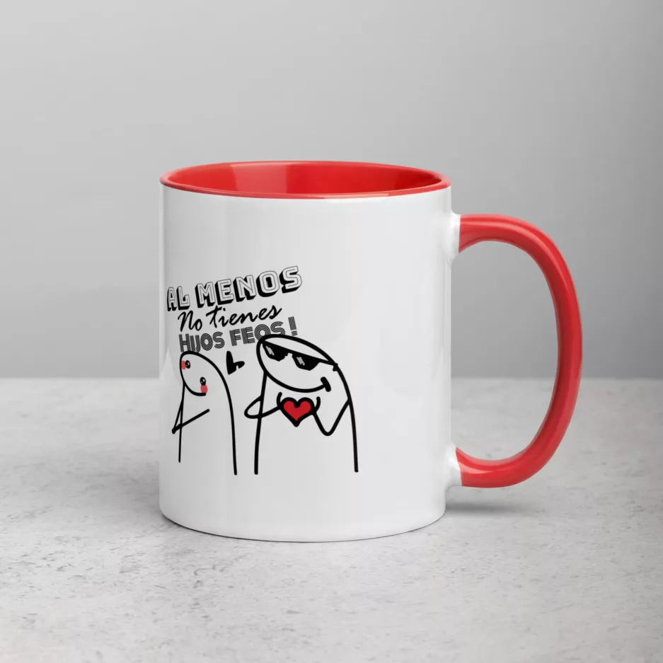 Taza No Importa Que Tan Dificil Sea La Vida Almenos No Tienes Hijos Feos Color Interior Rojo 11Oz Right - Supertazas taza no importa que tan dificil sea la vida almenos no tienes hijos feos color interior rojo 11oz right 2 | Supertazas