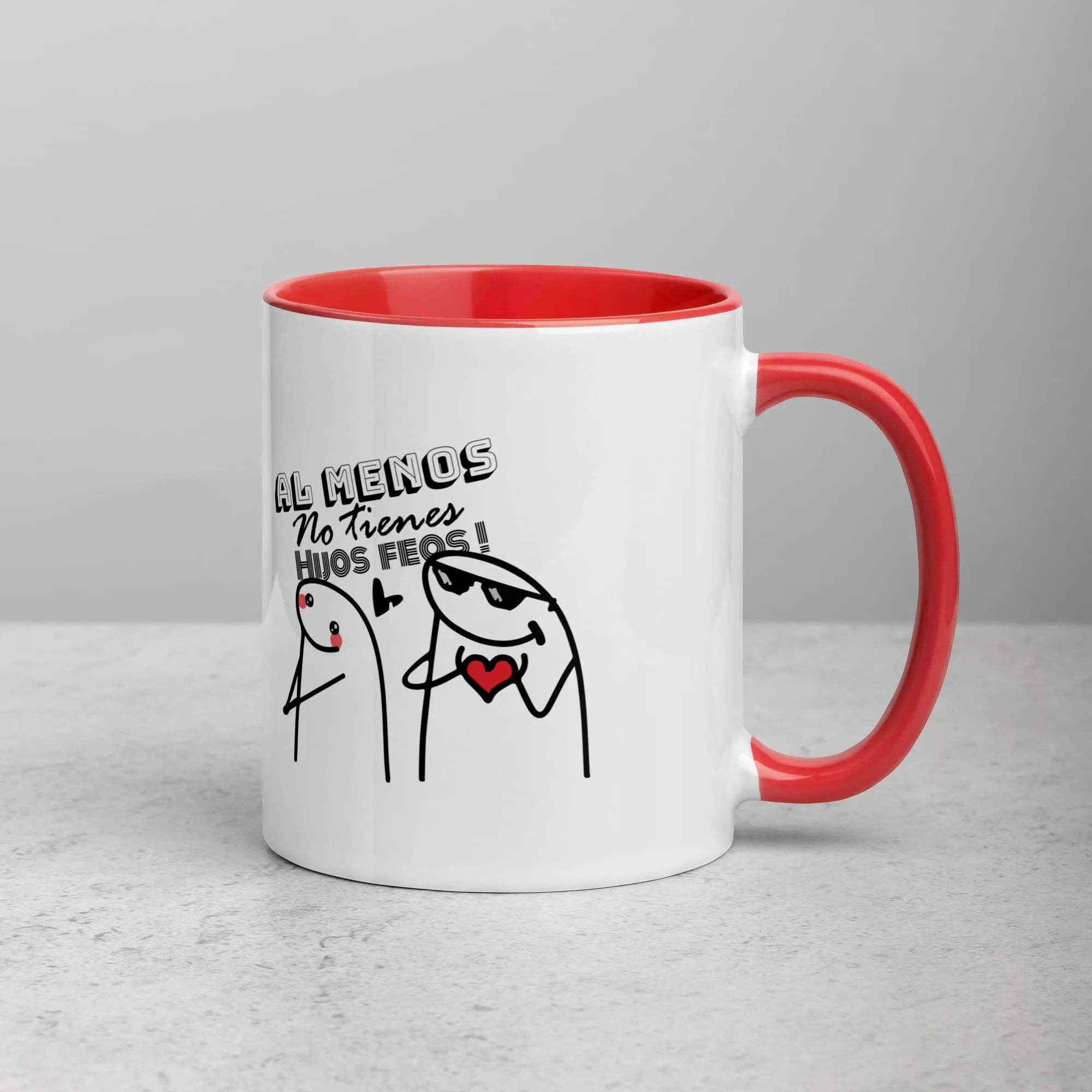 Taza No Importa Que Tan Dificil Sea La Vida Almenos No Tienes Hijos Feos Color Interior Rojo 11Oz Right - Supertazas taza no importa que tan dificil sea la vida almenos no tienes hijos feos color interior rojo 11oz right 2 | Supertazas