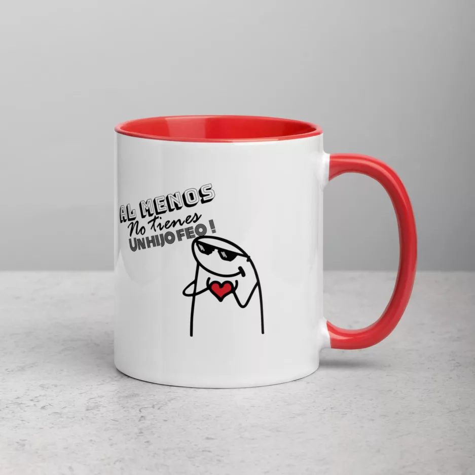 Taza No Importa Que Tan Dificil Sea La Vida Almenos No Tienes Hijos Feos Color Interior Rojo 11Oz Right - Supertazas taza no importa que tan dificil sea la vida almenos no tienes hijos feos color interior rojo 11oz right | Supertazas