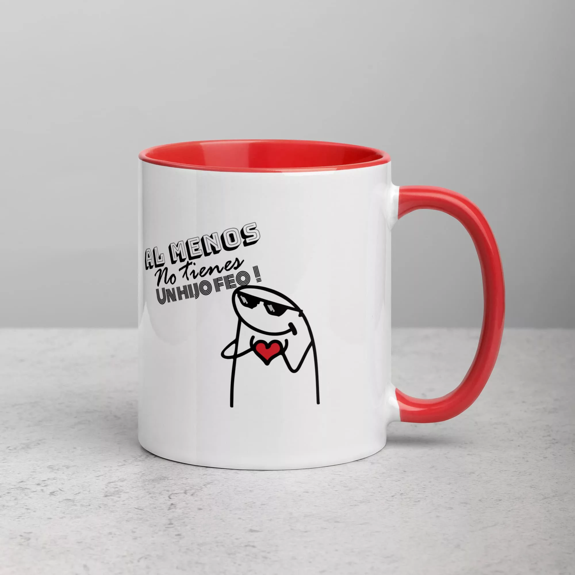 Taza No Importa Que Tan Dificil Sea La Vida Almenos No Tienes Hijos Feos Color Interior Rojo 11Oz Right - Supertazas taza no importa que tan dificil sea la vida almenos no tienes hijos feos color interior rojo 11oz right | Supertazas