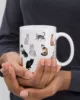 taza gatos cat lover blanca brillante blanco 11oz right | Supertazas
