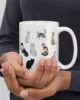 taza gatos cat lover blanca brillante blanco 15oz right | Supertazas