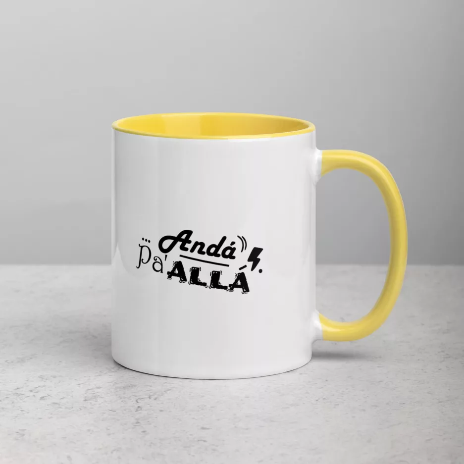 Taza Messi Que Miras Bobo Color Interior Amarillo 11Oz Right - Supertazas taza messi que miras bobo color interior amarillo 11oz right | Supertazas