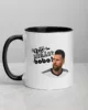taza messi que miras bobo color interior negro 11oz left taza messi que miras bobo color interior negro 11oz left | Supertazas