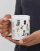 taza perros dog lover blanca brillante blanco 11oz left | Supertazas