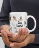 taza perros dog lover blanca brillante blanco 11oz right | Supertazas
