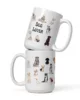 taza perros dog lover blanca brillante blanco 15oz doble | Supertazas