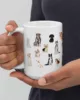 taza perros dog lover blanca brillante blanco 15oz left | Supertazas