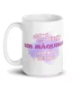 taza como estan los maquinas blanca brillante blanco 15oz left | Supertazas