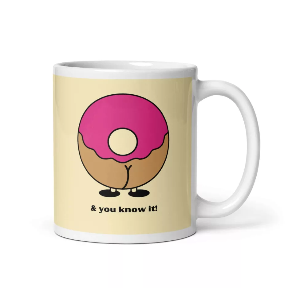 taza i am sexy and you know it blanca brillante blanco 11oz right 1 | Supertazas