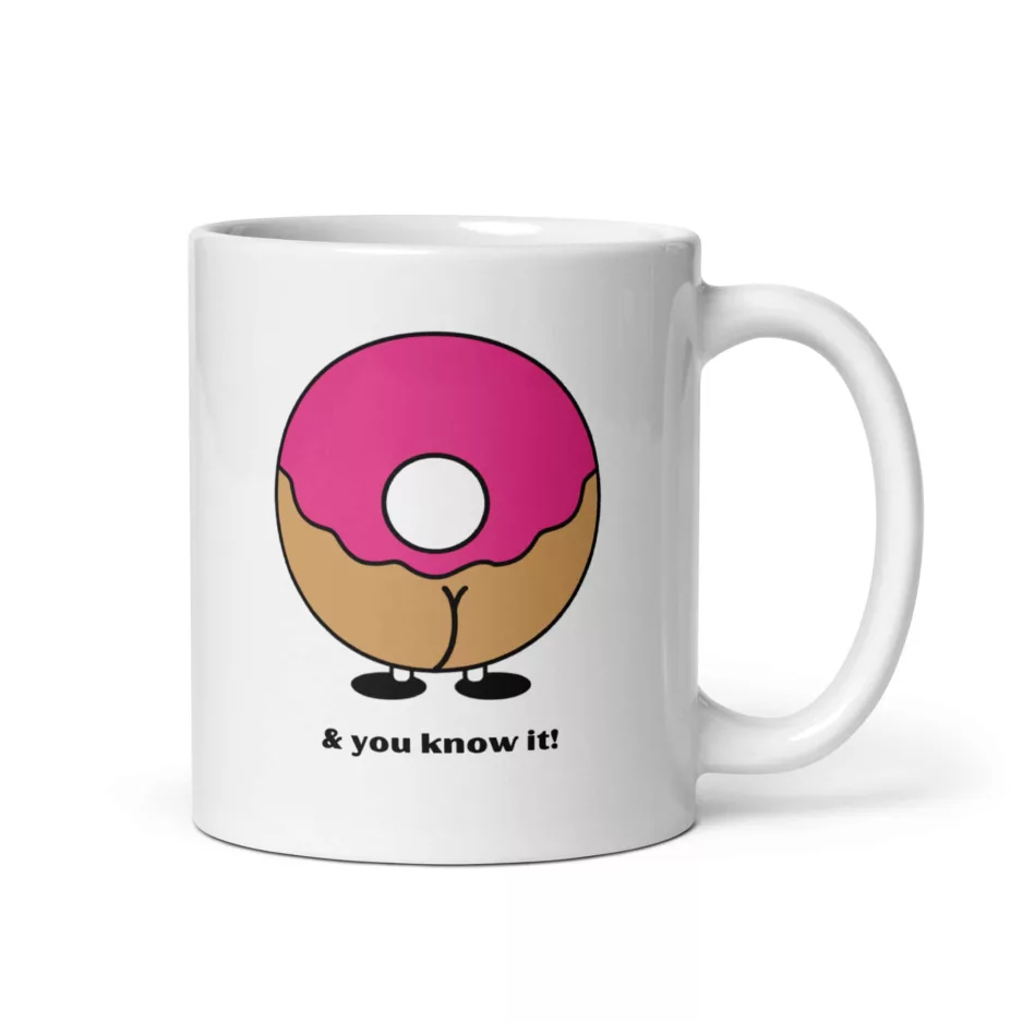 taza i am sexy and you know it blanca brillante blanco 11oz right | Supertazas