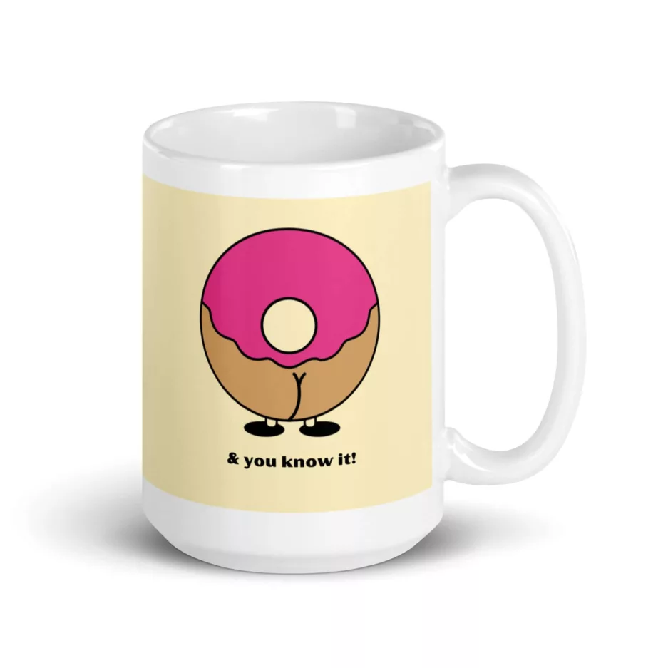 taza i am sexy and you know it blanca brillante blanco 15oz right 1 | Supertazas