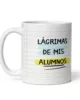 taza regalo profesor lagrimas de mis alumnos blanca brillante blanco 11oz left | Supertazas