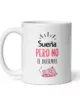 taza suena pero no te duermas blanca brillante blanco 11oz left | Supertazas