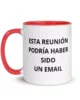 taza esta reunion podria haber sido un email color interior rojo 11oz left taza esta reunion podria haber sido un email color interior rojo 11oz left | Supertazas