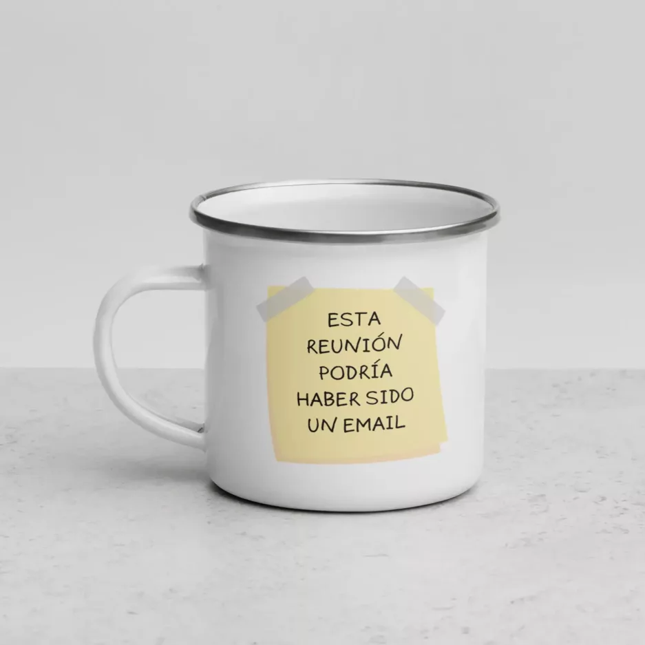 Taza Esta Reunion Podria Haber Sido Un Email Post It Metalica Blanco 12Oz Left - Supertazas taza esta reunion podria haber sido un email post it Metalica blanco 12oz left | Supertazas
