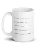taza shh que miras bobo ahora si blanca brillante blanco 15oz left taza shh que miras bobo ahora si blanca brillante blanco 15oz left | Supertazas