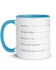 taza shh que miras bobo ahora si color interior azul 11oz left taza shh que miras bobo ahora si color interior azul 11oz left | Supertazas